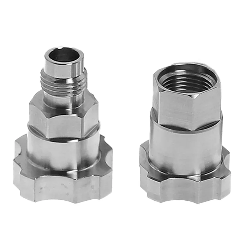 1.0 Série Adapador de rosca de aço inoxidável da pistola de aeronave da série