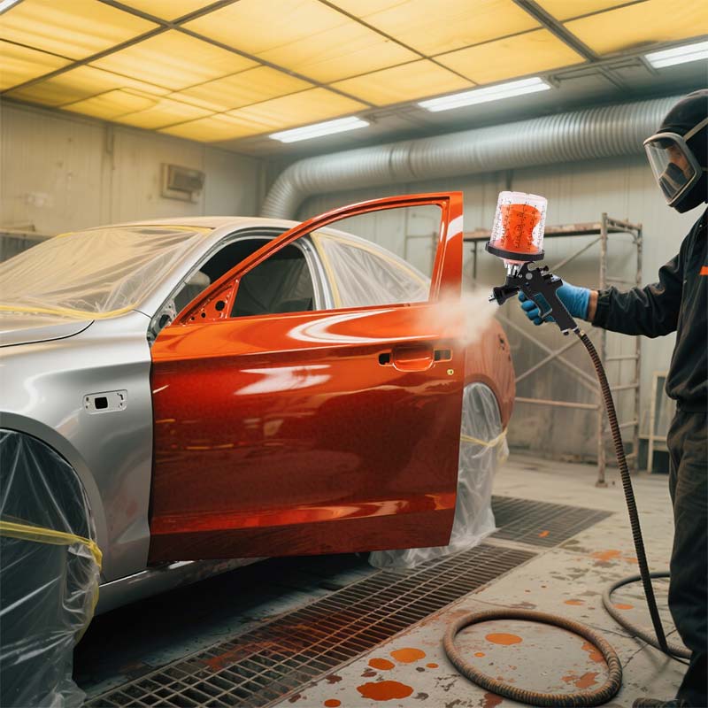 Solução de pintura com spray mais eficiente: copos de tinta descartáveis